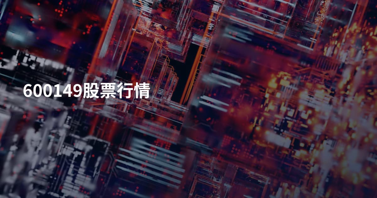 600149股票行情