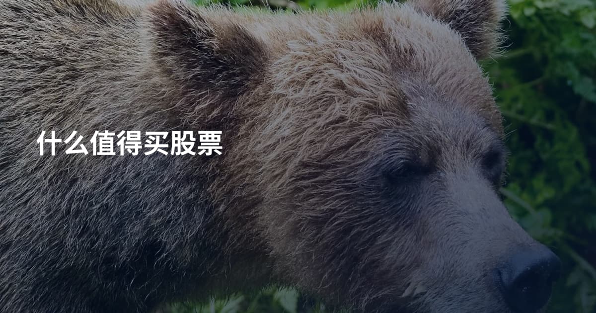 什么值得买股票