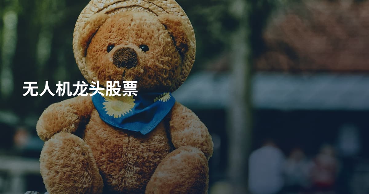 无人机龙头股票