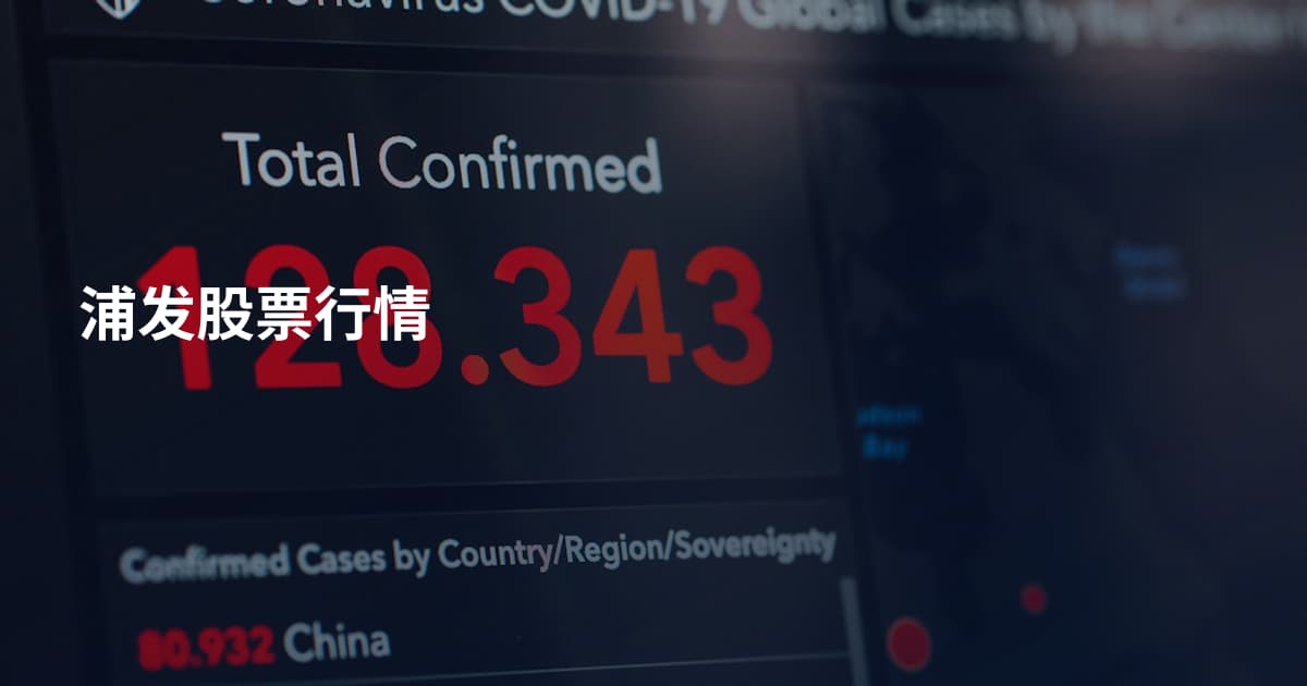 浦发股票行情