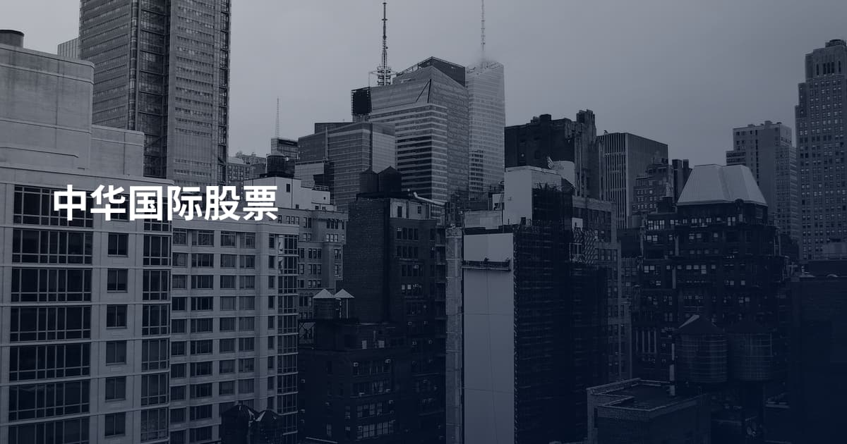 中华国际股票