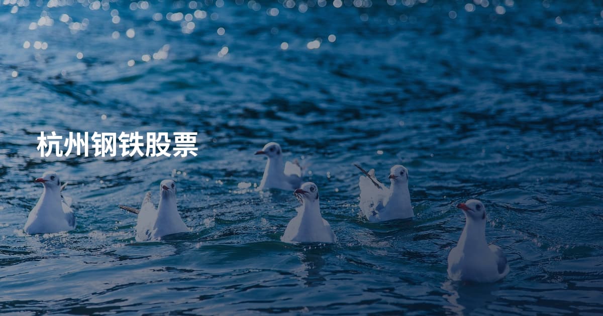 杭州钢铁股票