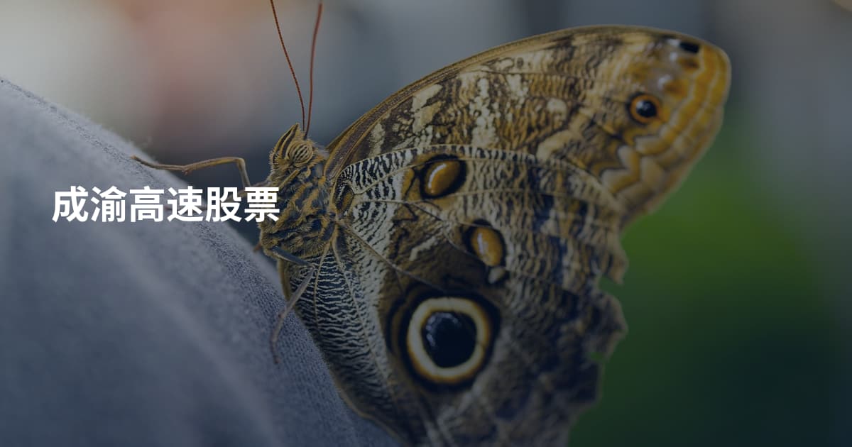 成渝高速股票
