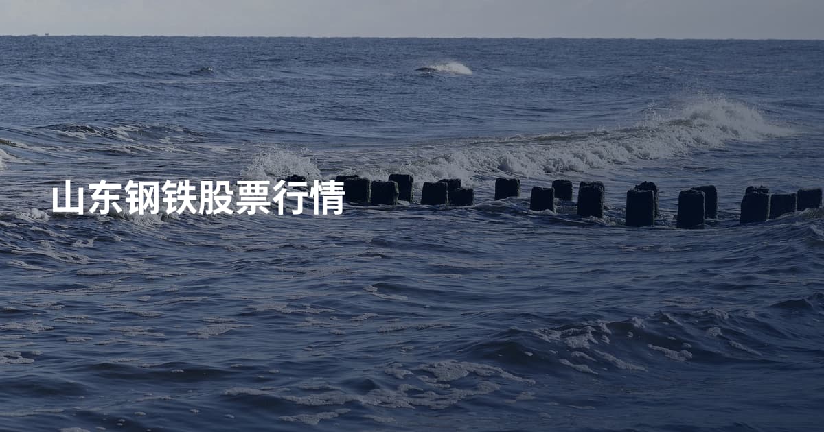 山东钢铁股票行情