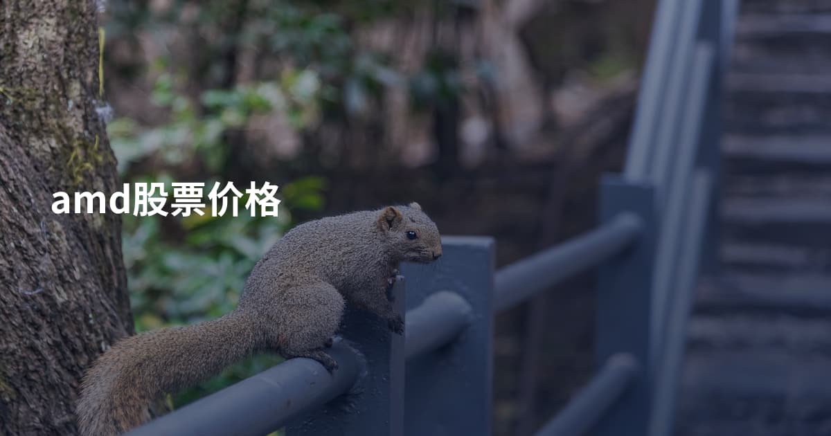 amd股票价格