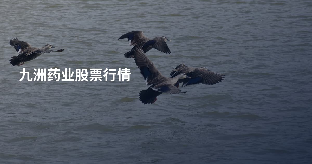 九洲药业股票行情