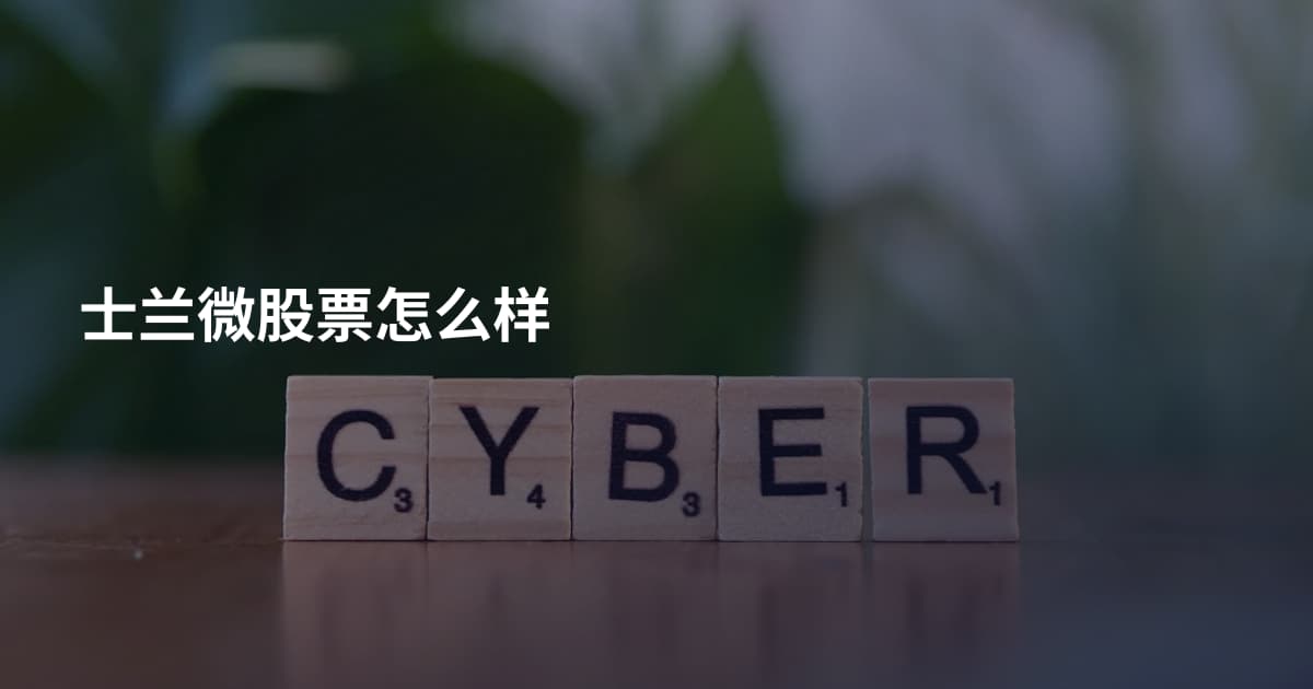 士兰微股票怎么样
