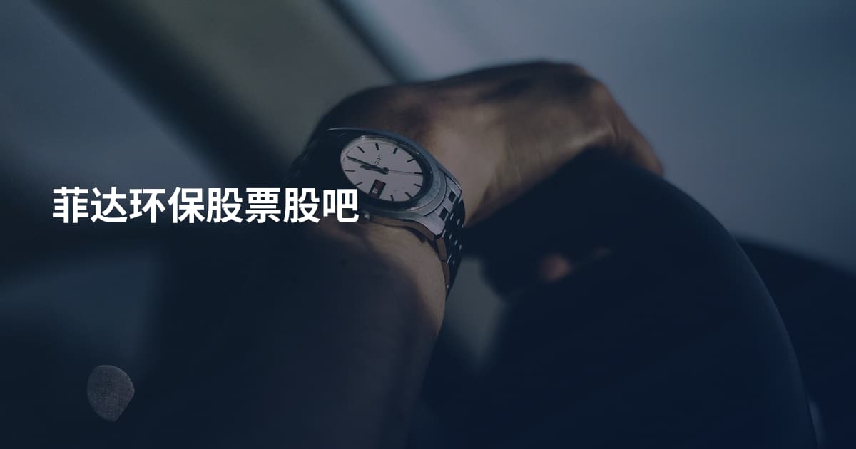 菲达环保股票股吧