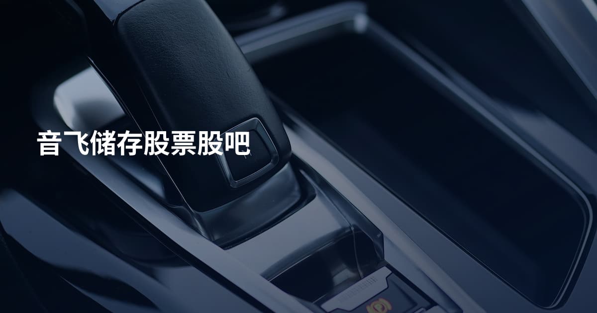 音飞储存股票股吧