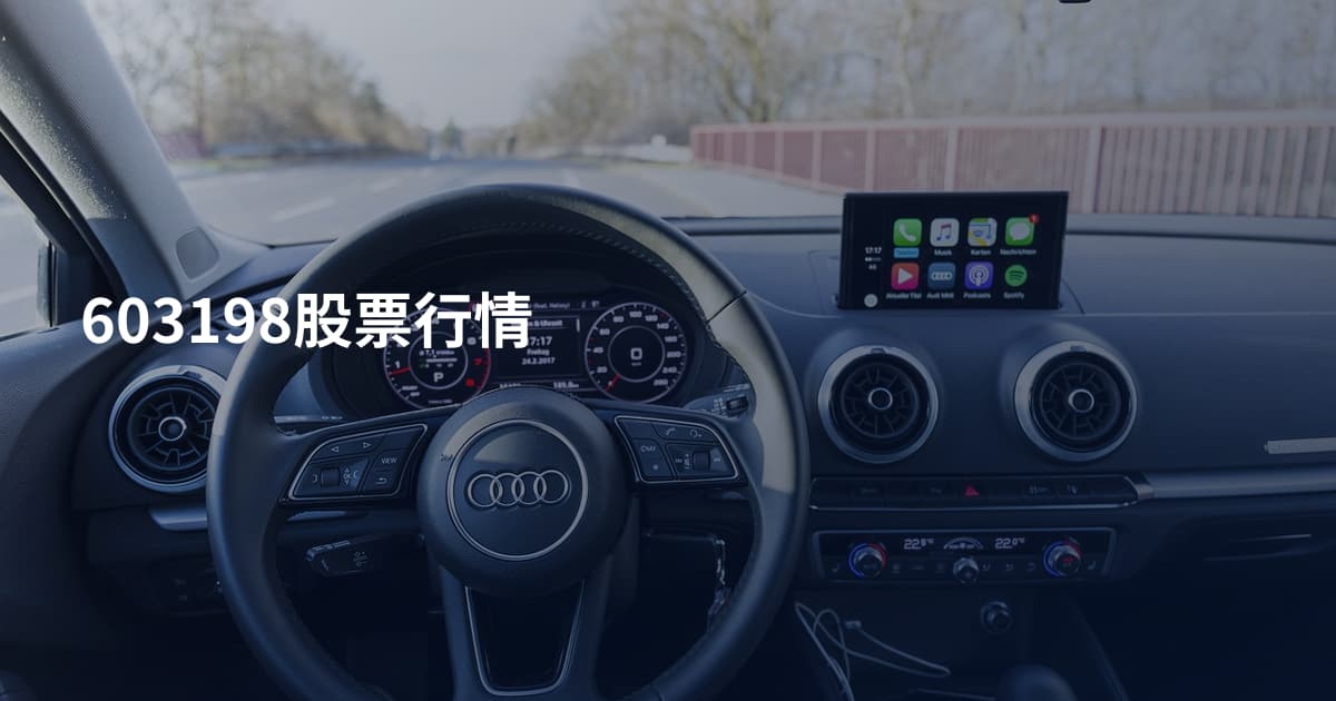 603198股票行情