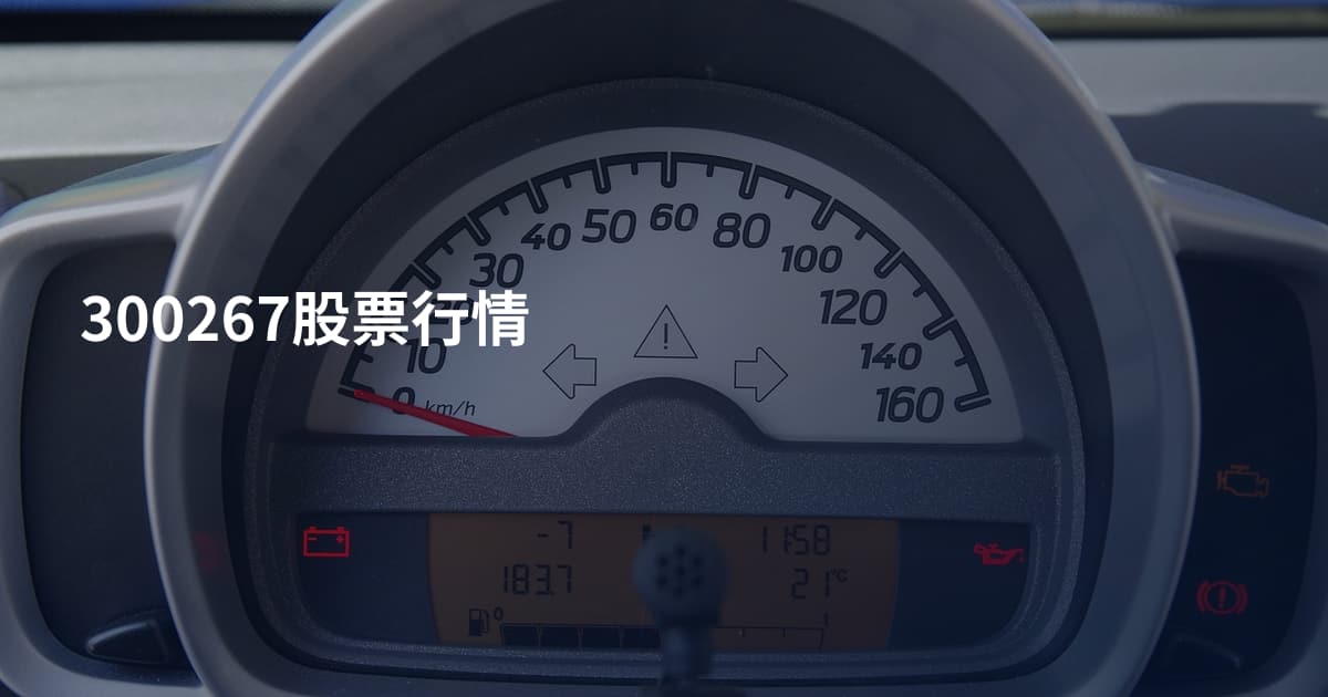 300267股票行情
