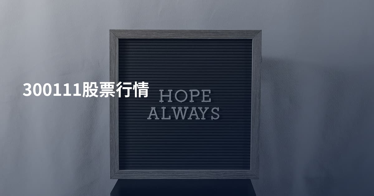 300111股票行情