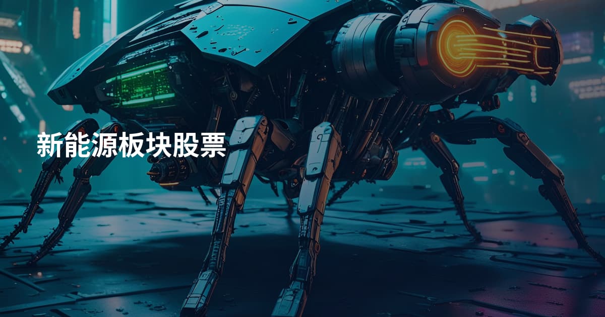 新能源板块股票