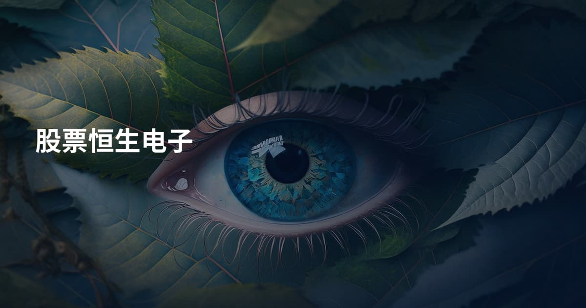 股票恒生电子