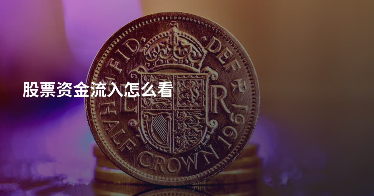 股票资金流入怎么看