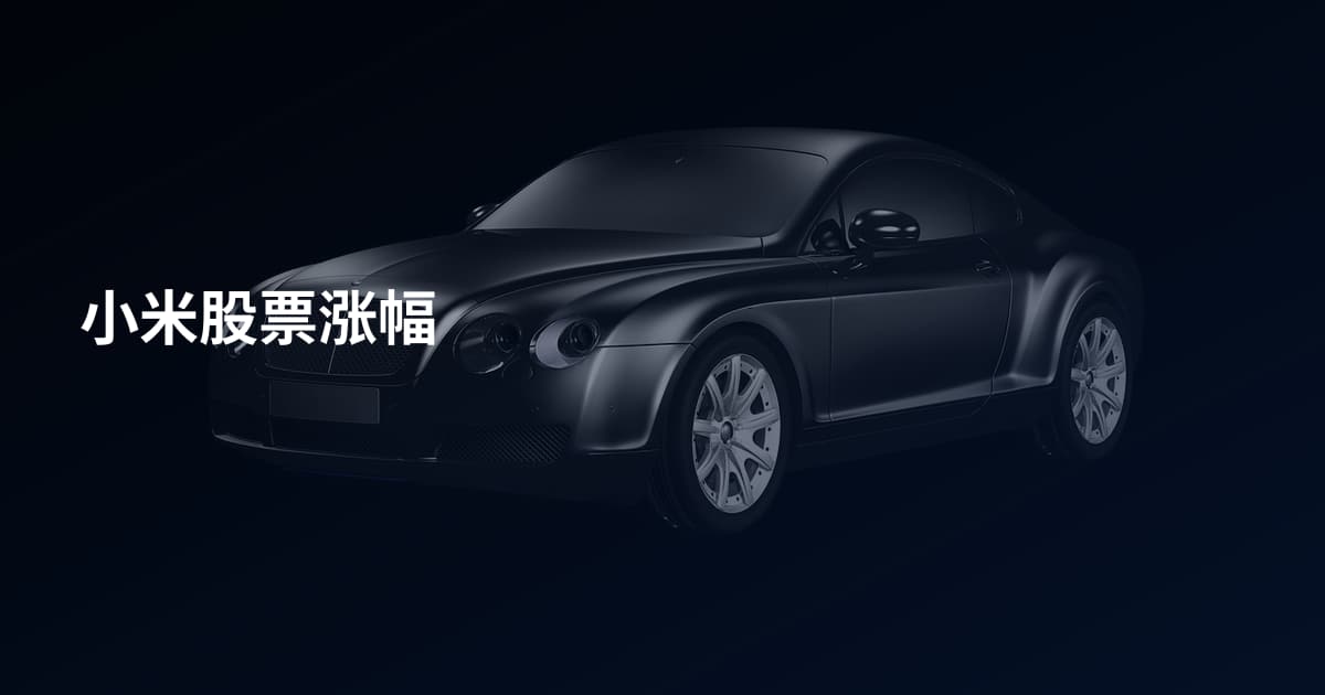 小米股票涨幅