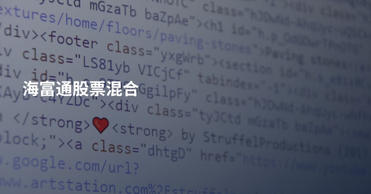 海富通股票混合