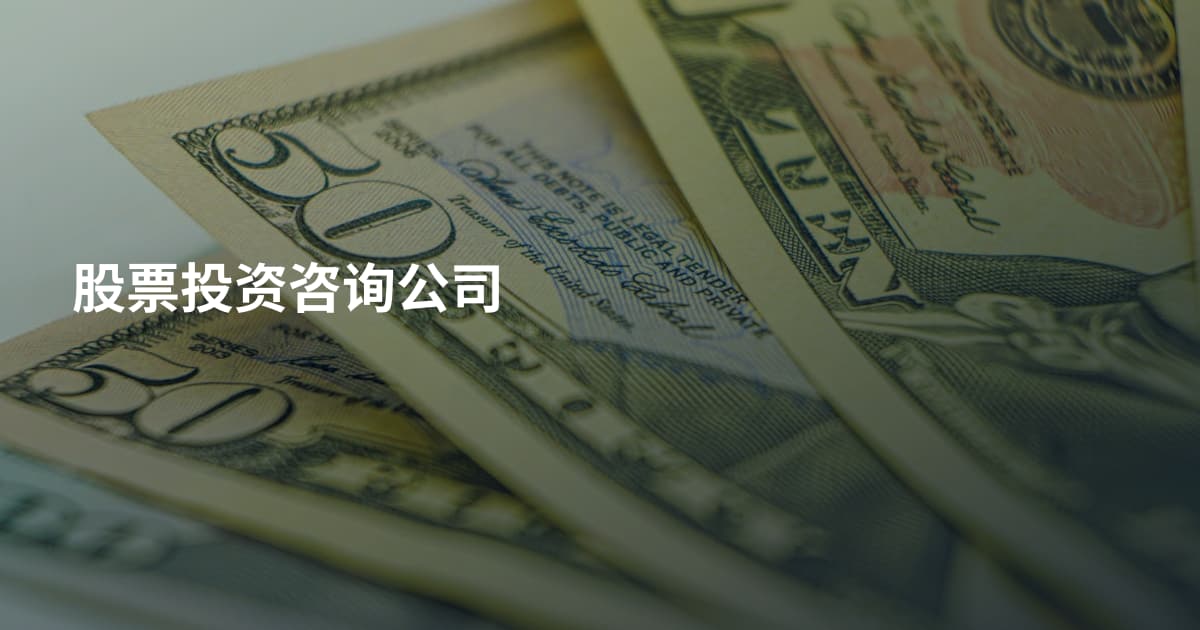 股票投资咨询公司