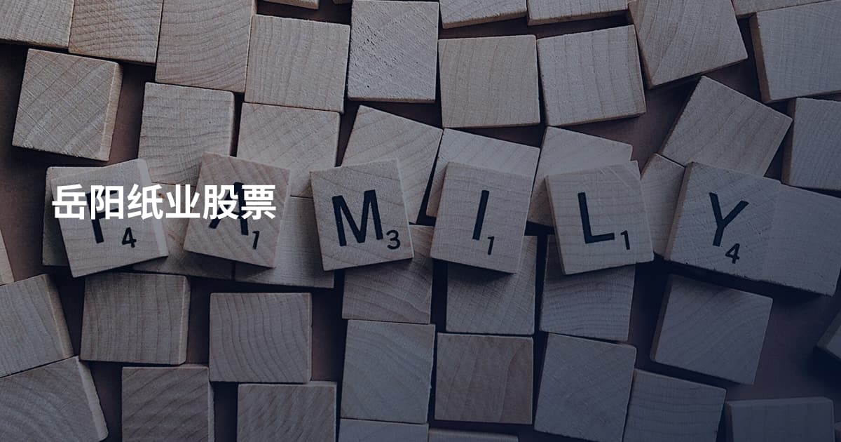 岳阳纸业股票
