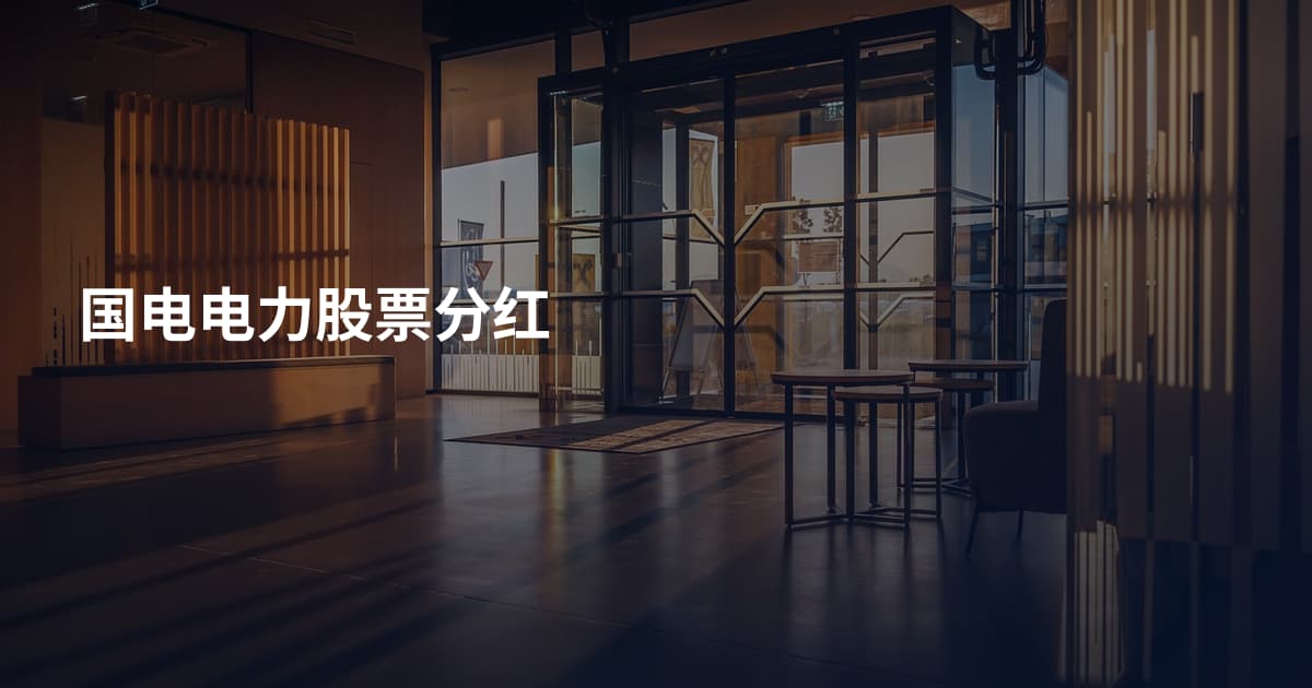 国电电力股票分红