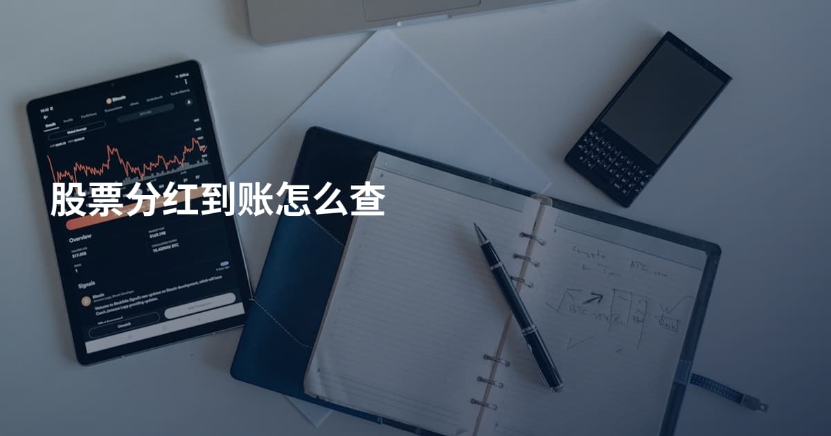 股票分红到账怎么查