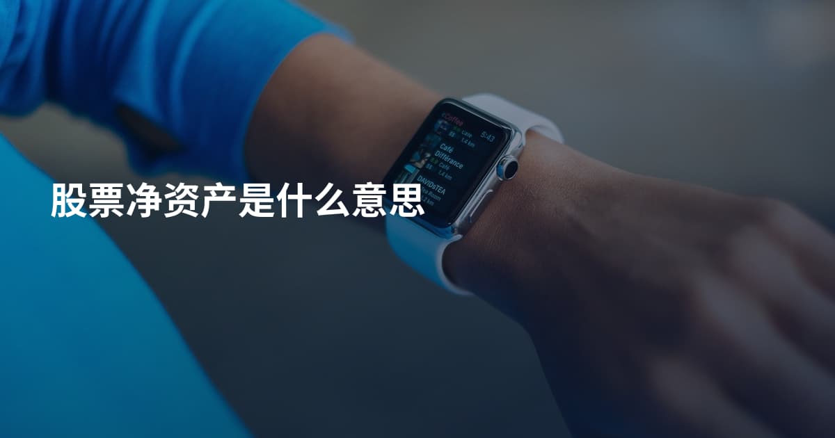 股票净资产是什么意思