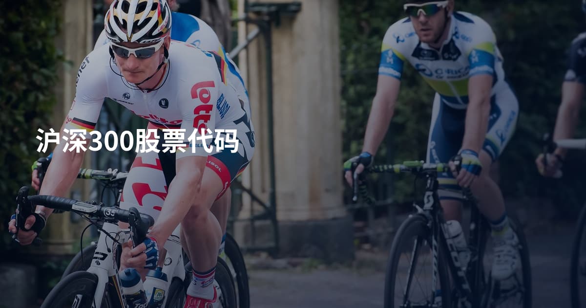 沪深300股票代码