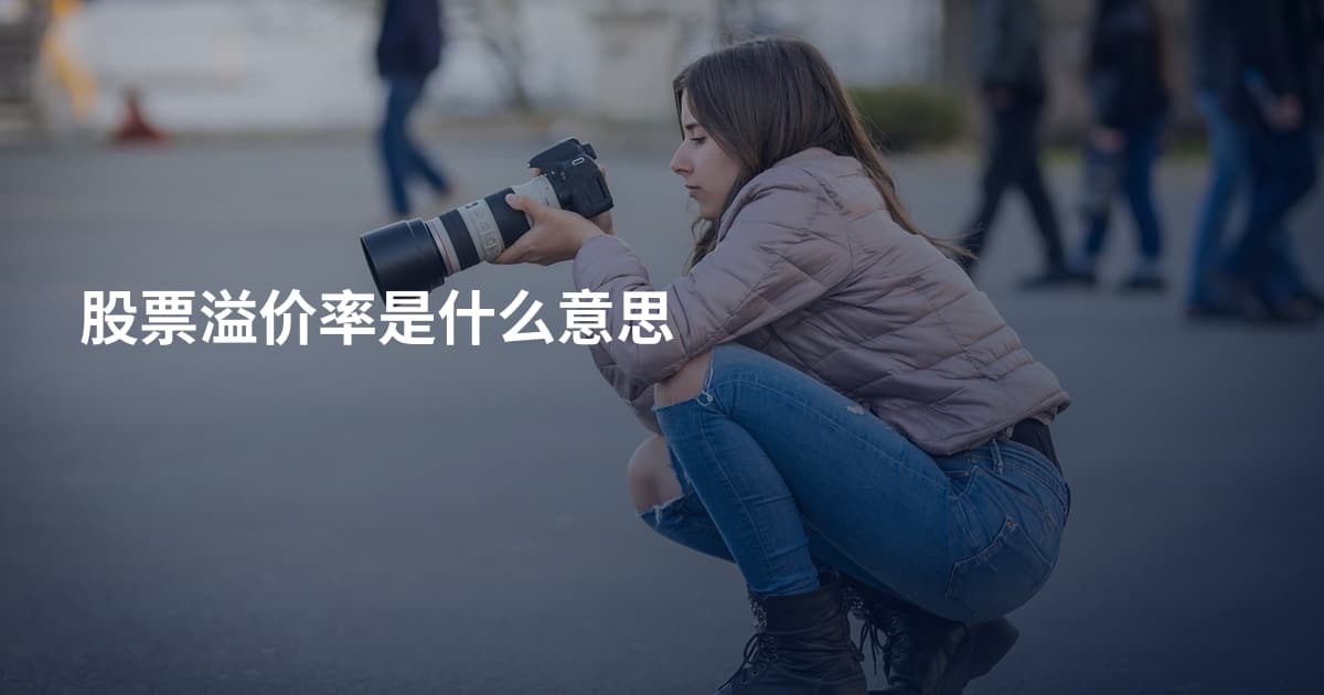 股票溢价率是什么意思