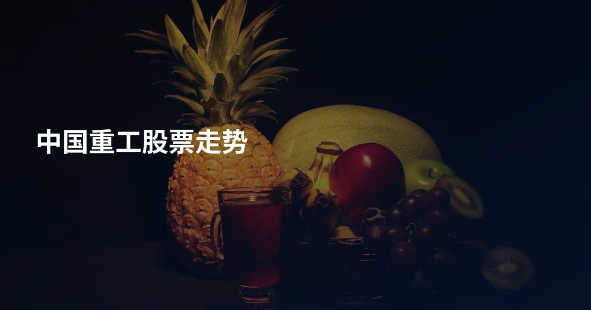 中国重工股票走势