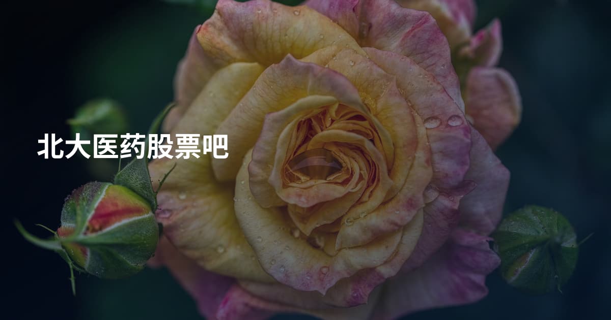 北大医药股票吧