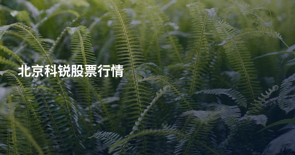 北京科锐股票行情