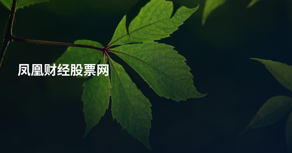 凤凰财经股票网