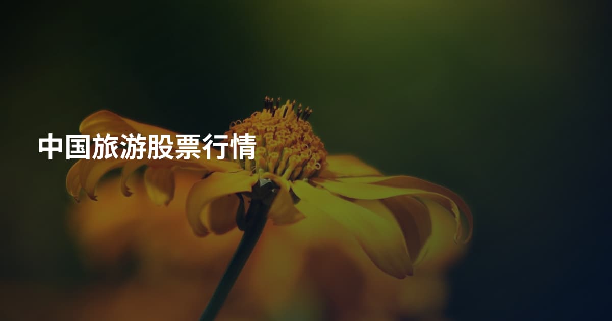 中国旅游股票行情
