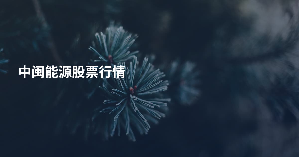 中闽能源股票行情