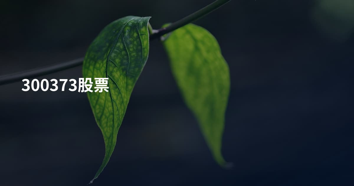 300373股票