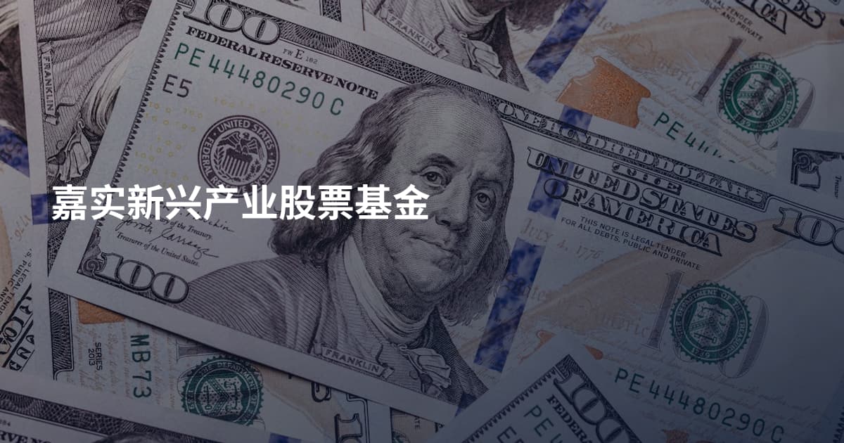 嘉实新兴产业股票基金