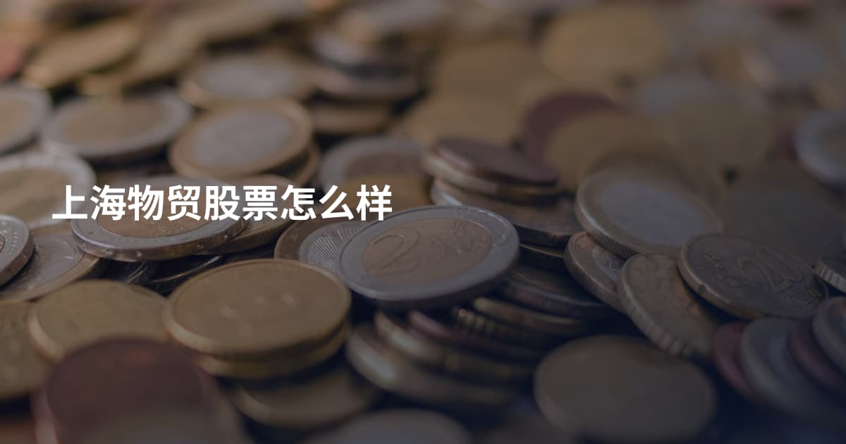 上海物贸股票怎么样