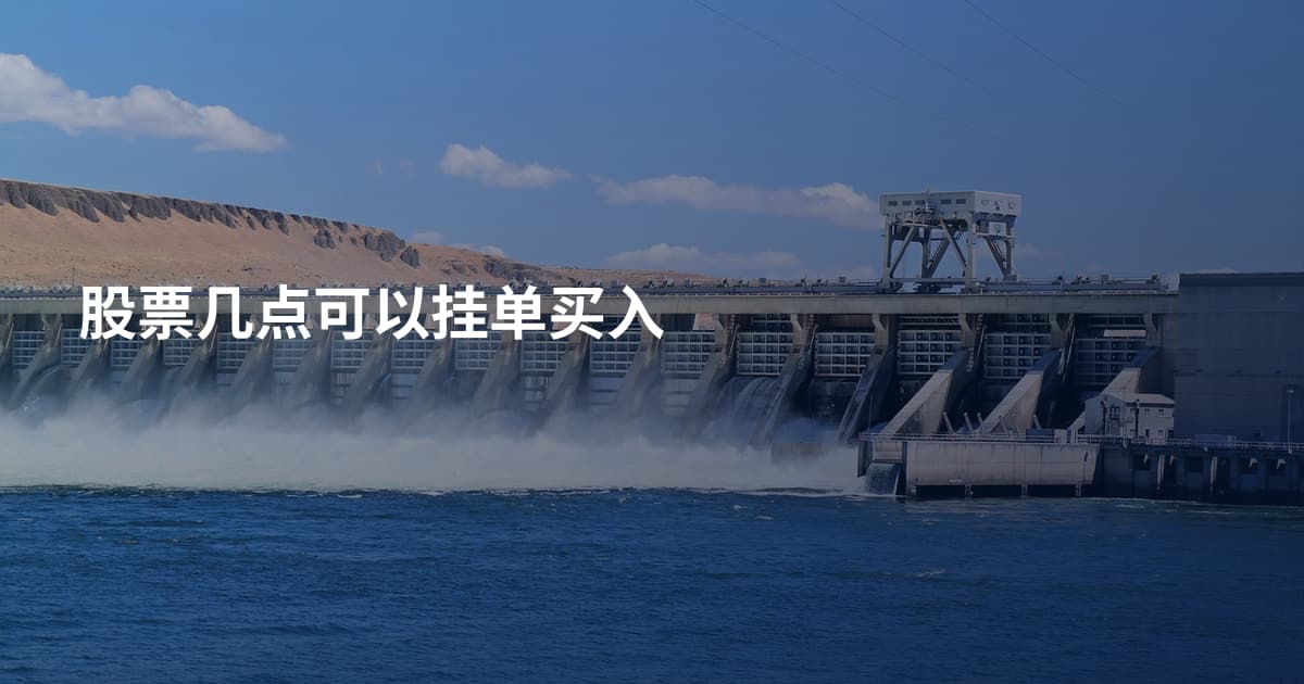 股票几点可以挂单买入