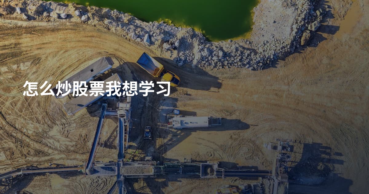 怎么炒股票我想学习