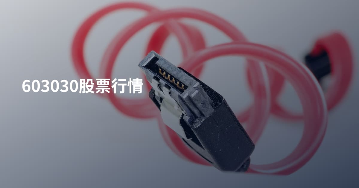 603030股票行情
