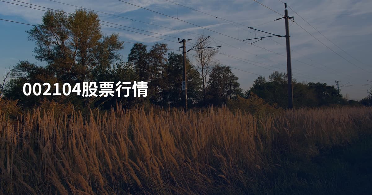 002104股票行情