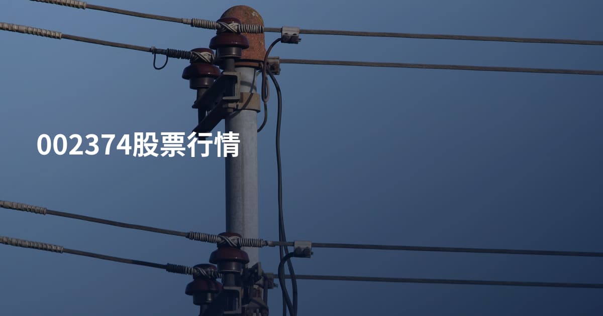 002374股票行情