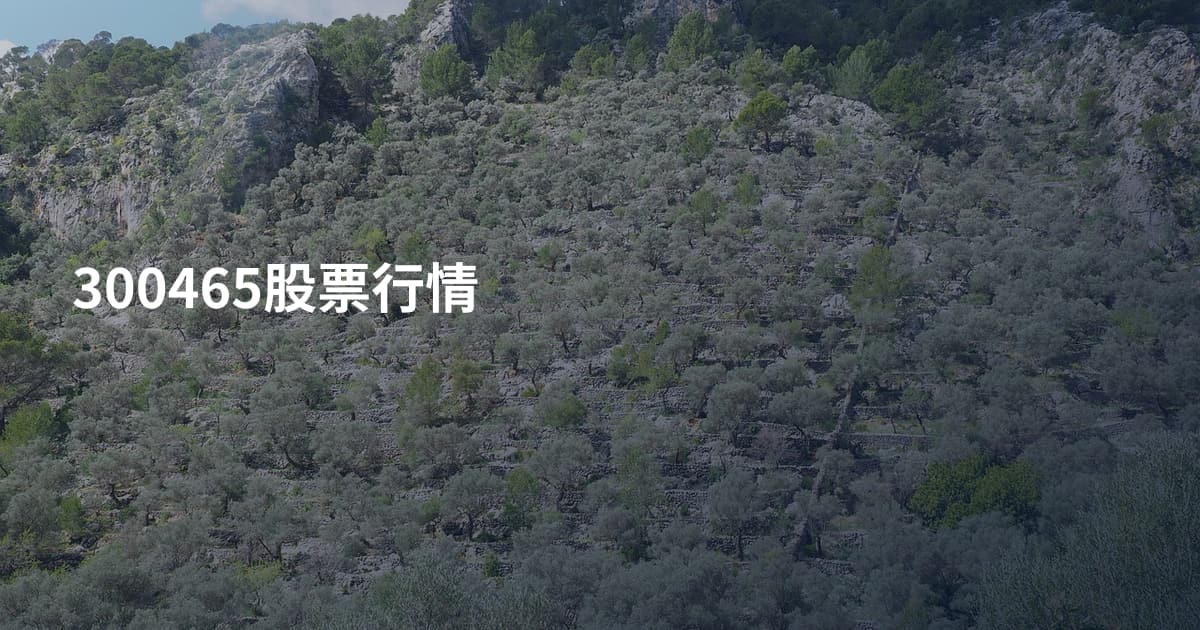 300465股票行情
