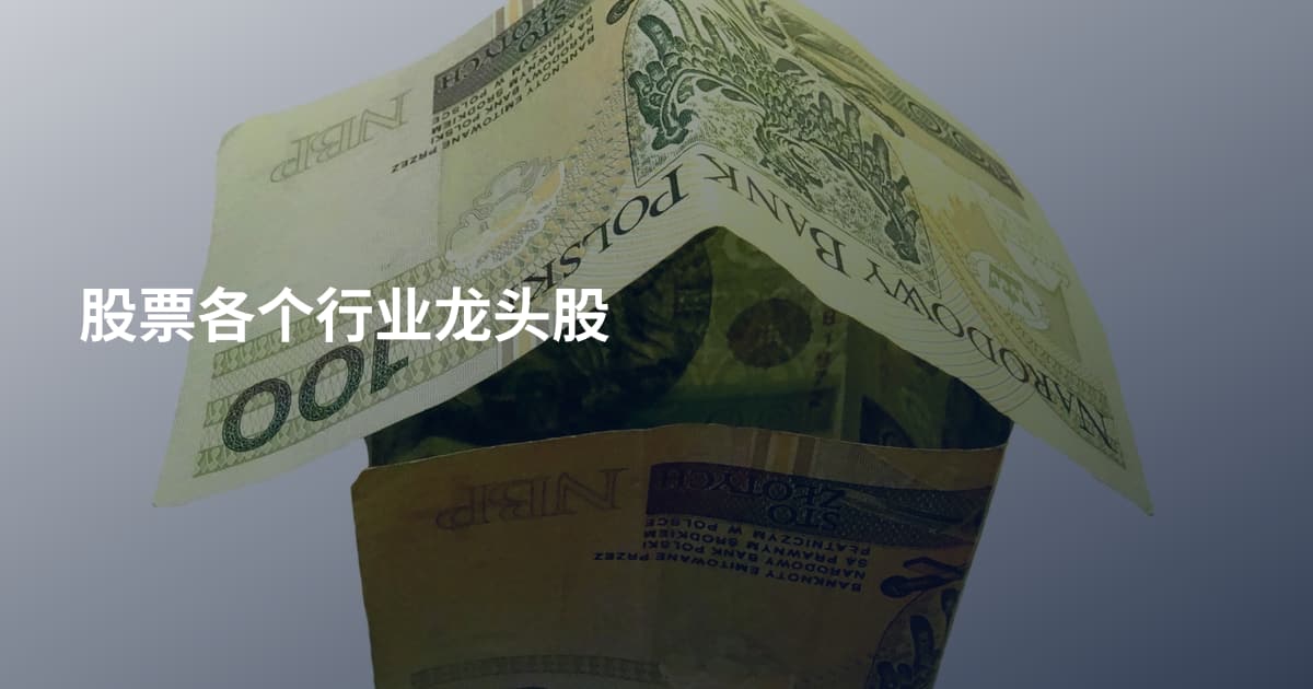 股票各个行业龙头股
