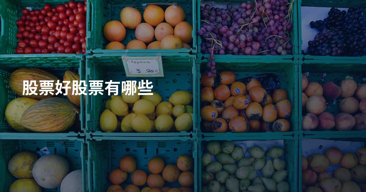 股票好股票有哪些