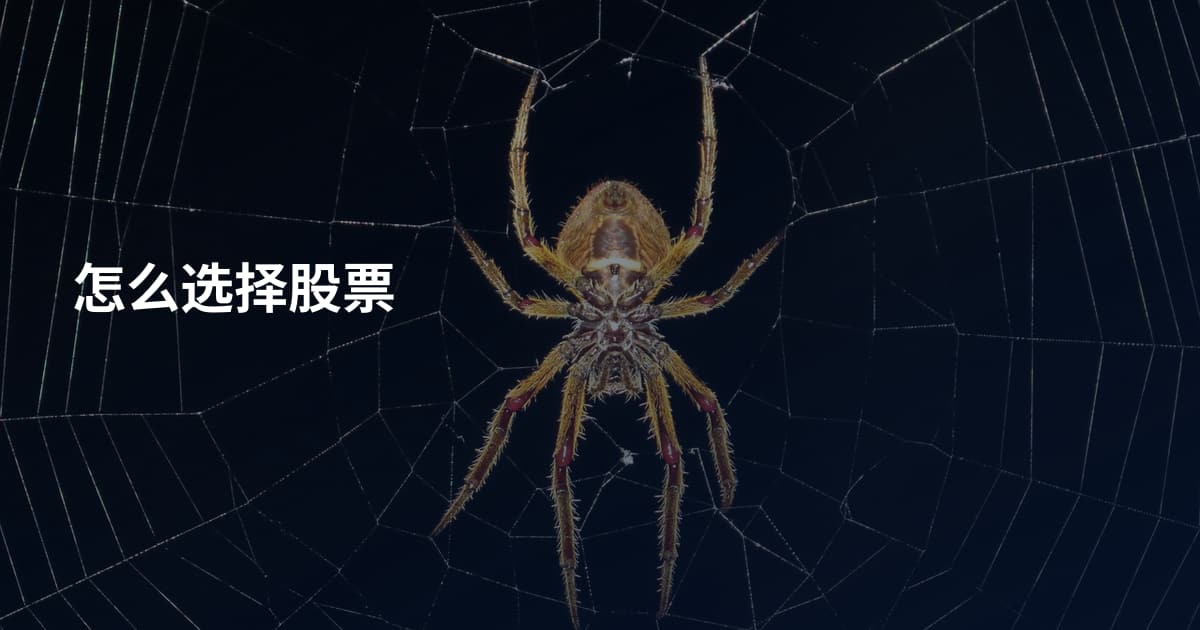 怎么选择股票