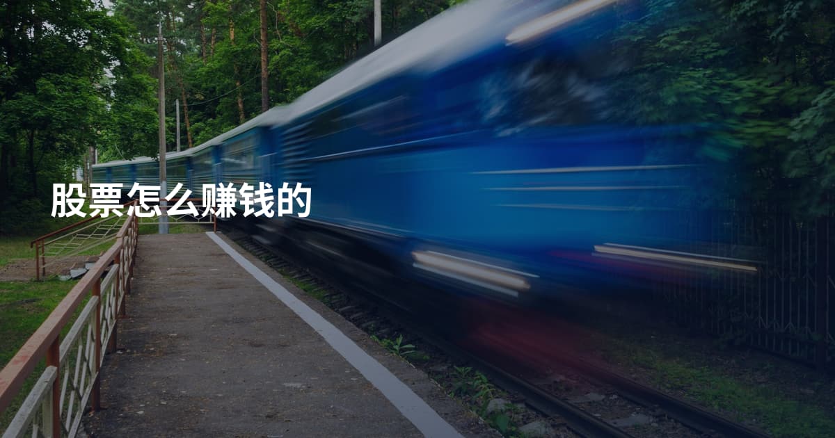 股票怎么赚钱的