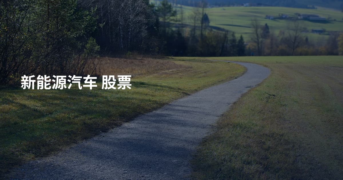 新能源汽车 股票