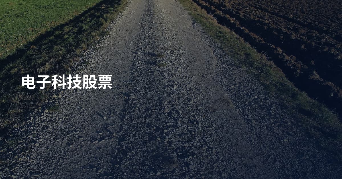电子科技股票