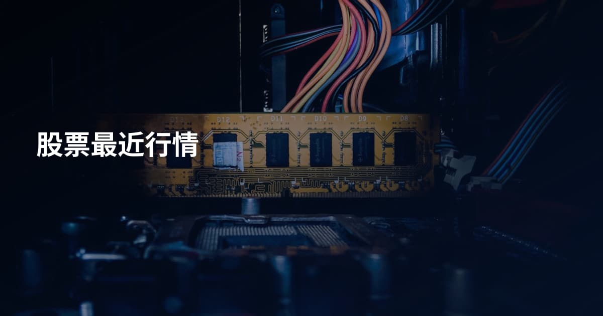 股票最近行情
